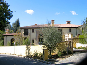 Two piece clay tile and copper gutter system, Beverly Hills